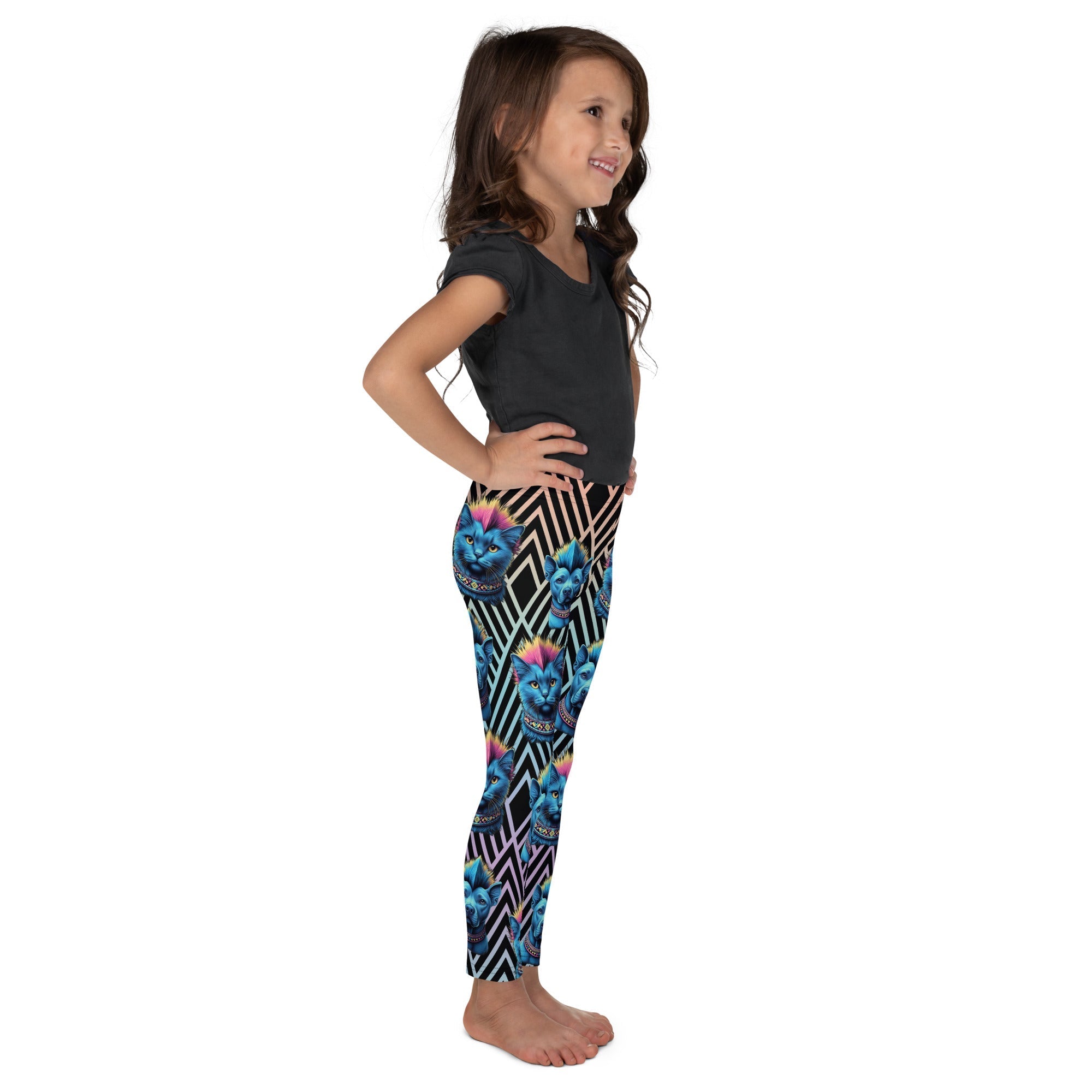 Mohawk Cats & Dogs Kid's Leggings