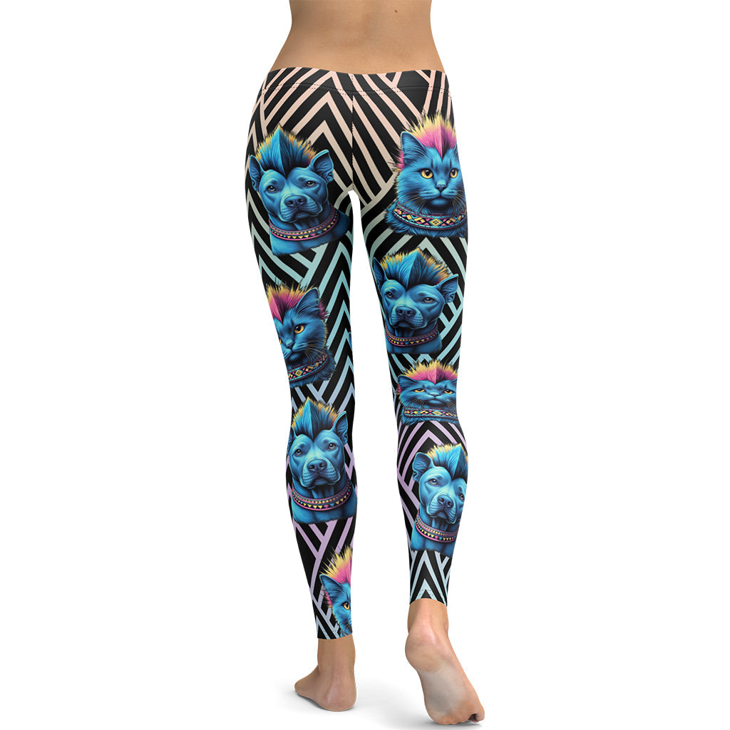 Mohawk Cats & Dogs Leggings