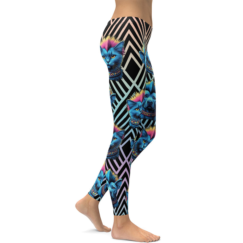 Mohawk Cats & Dogs Leggings