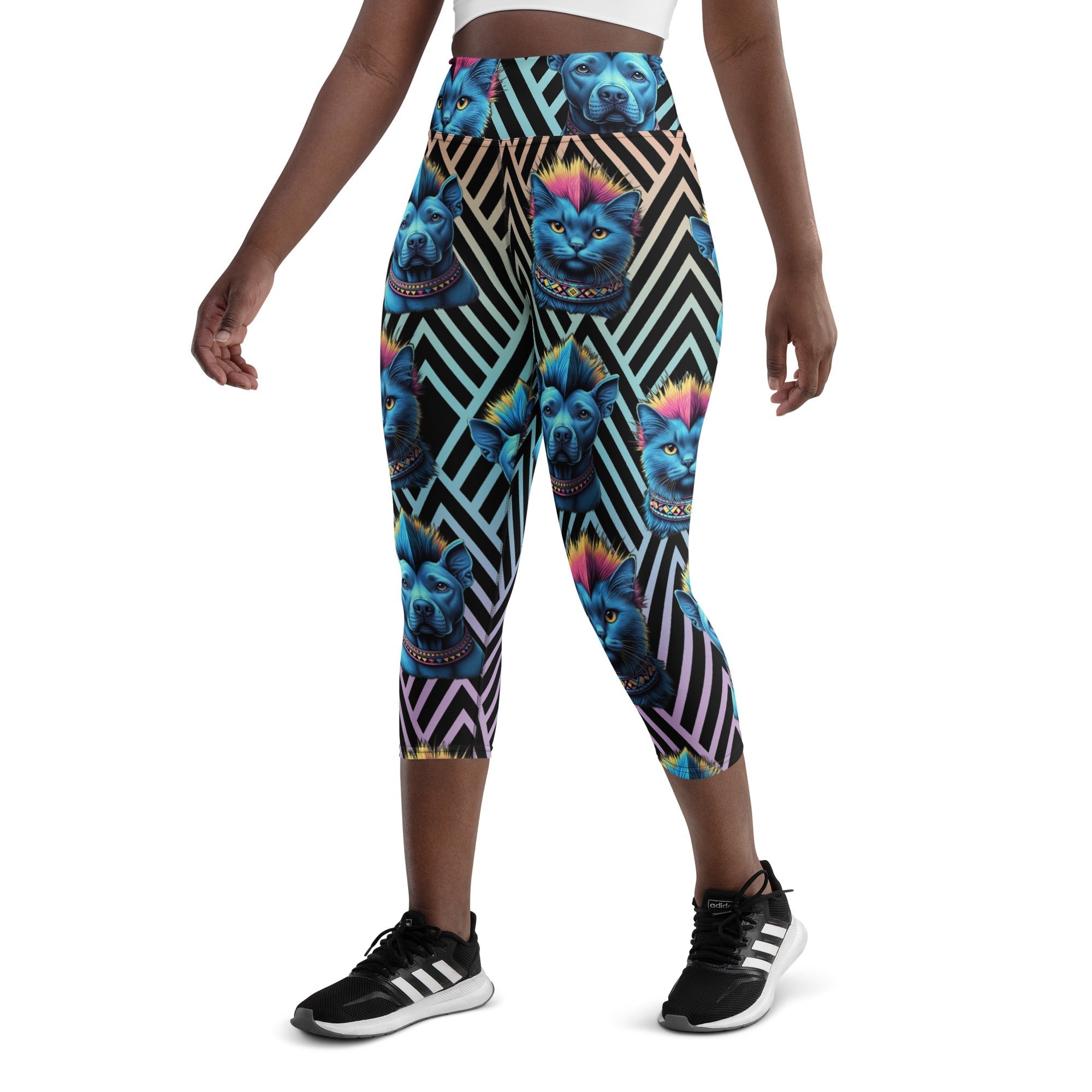 Mohawk Cats & Dogs Yoga Capris