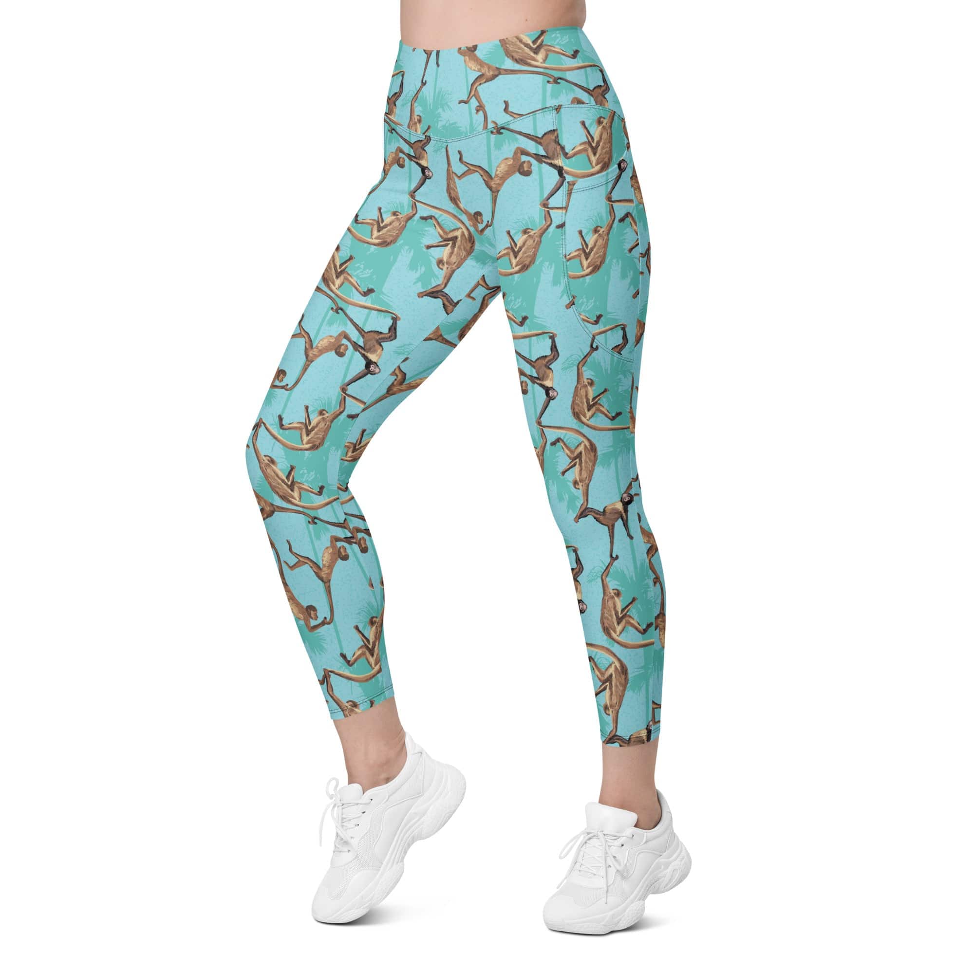 Monkey Leggings With Pockets