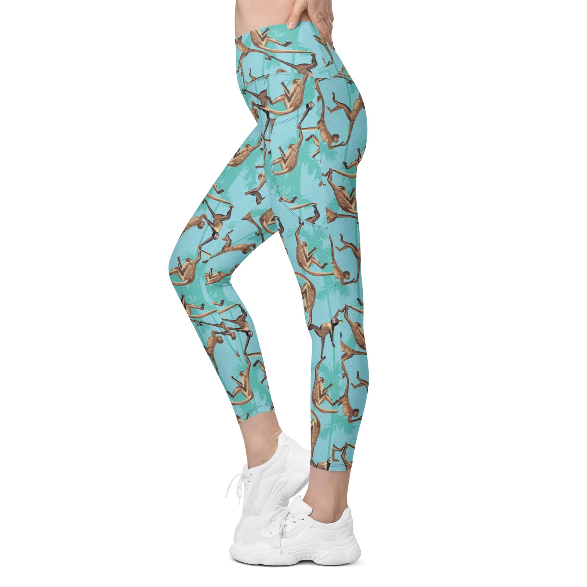 Monkey Leggings With Pockets
