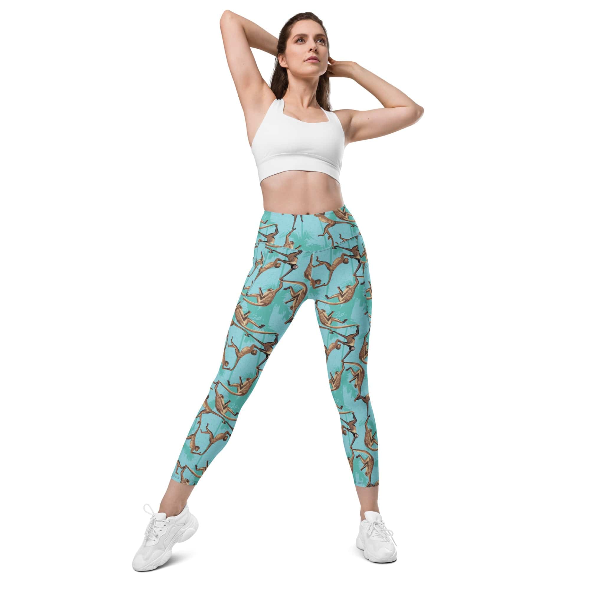 Monkey Leggings With Pockets