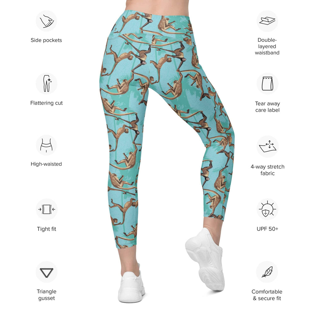 Monkey Leggings With Pockets