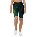 Moonlit Halloween Witch Biker Shorts
