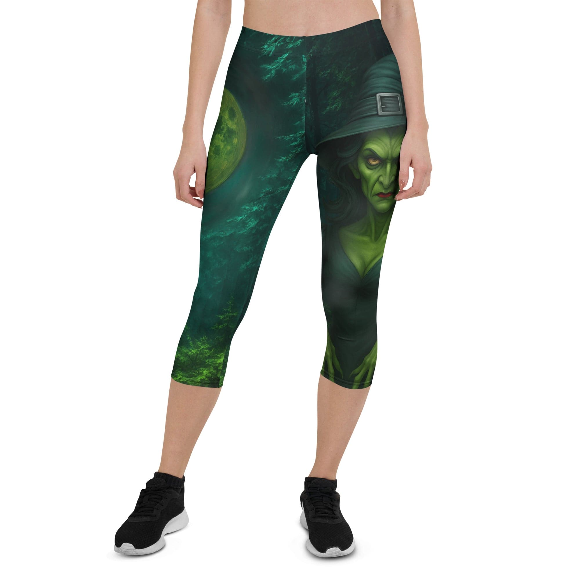 Moonlit Halloween Witch Capris