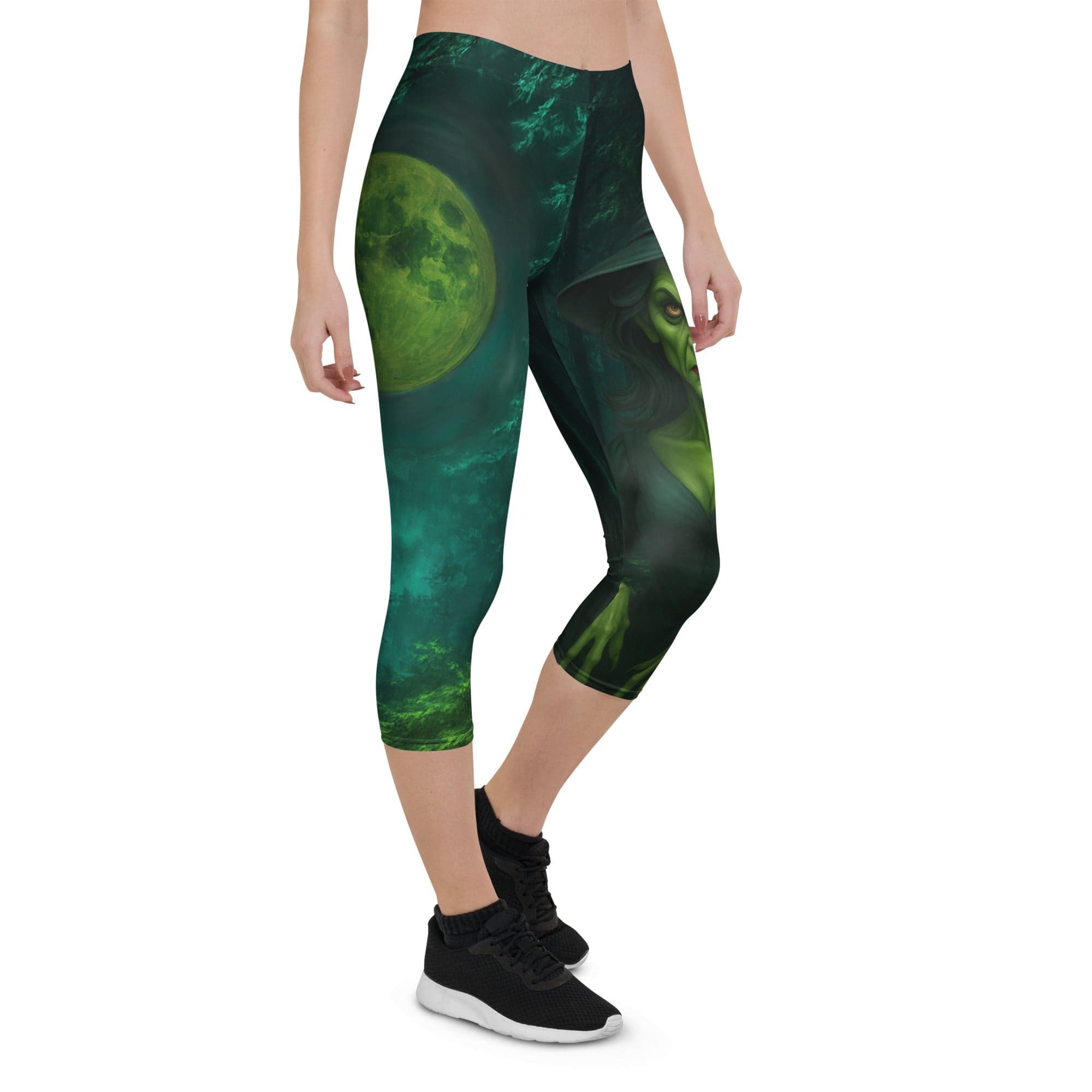 Moonlit Halloween Witch Capris