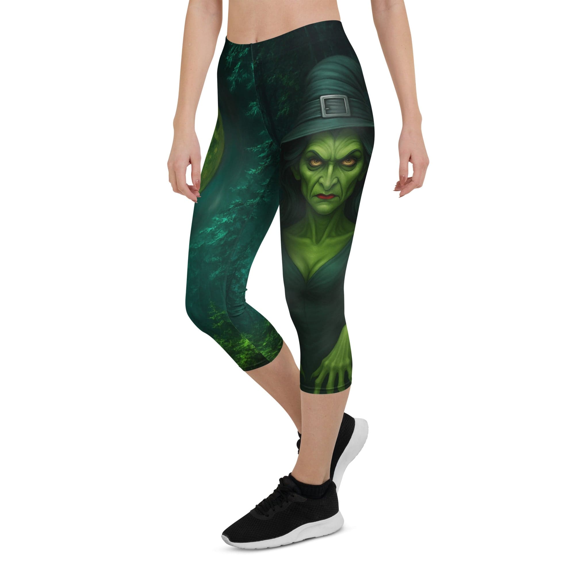 Moonlit Halloween Witch Capris