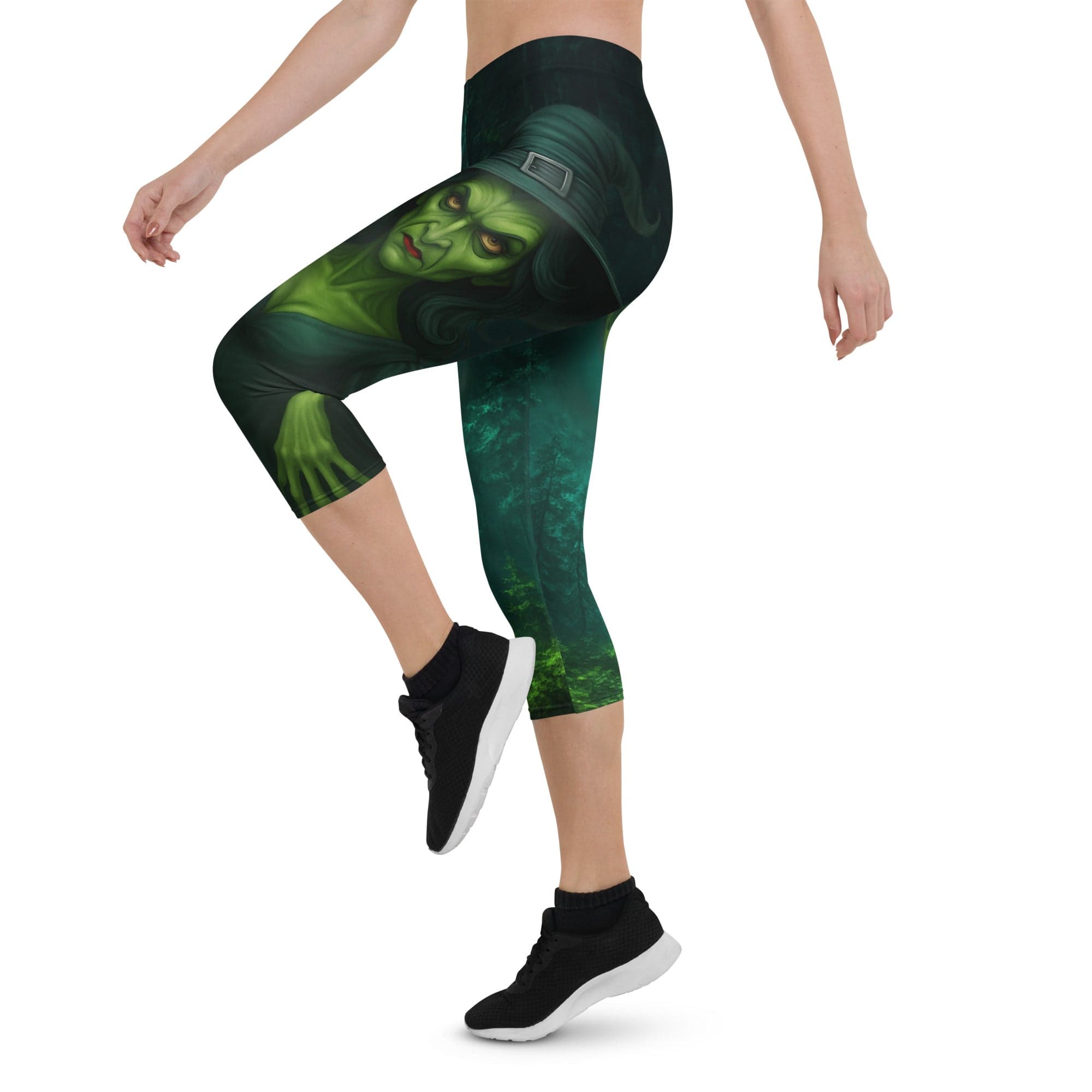 Moonlit Halloween Witch Capris