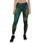 Moonlit Halloween Witch Leggings