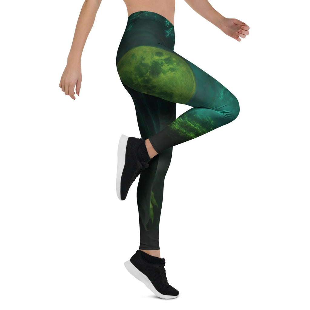 Moonlit Halloween Witch Leggings