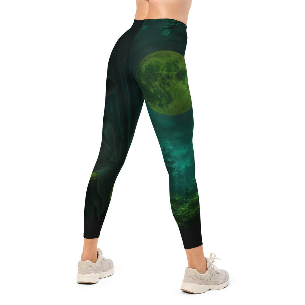 Moonlit Halloween Witch Leggings