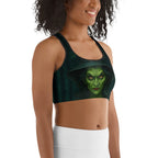 Moonlit Halloween Witch Sports Bra