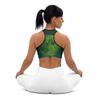 Moonlit Halloween Witch Sports Bra