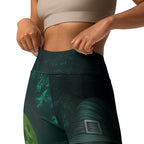 Moonlit Halloween Witch Yoga Leggings