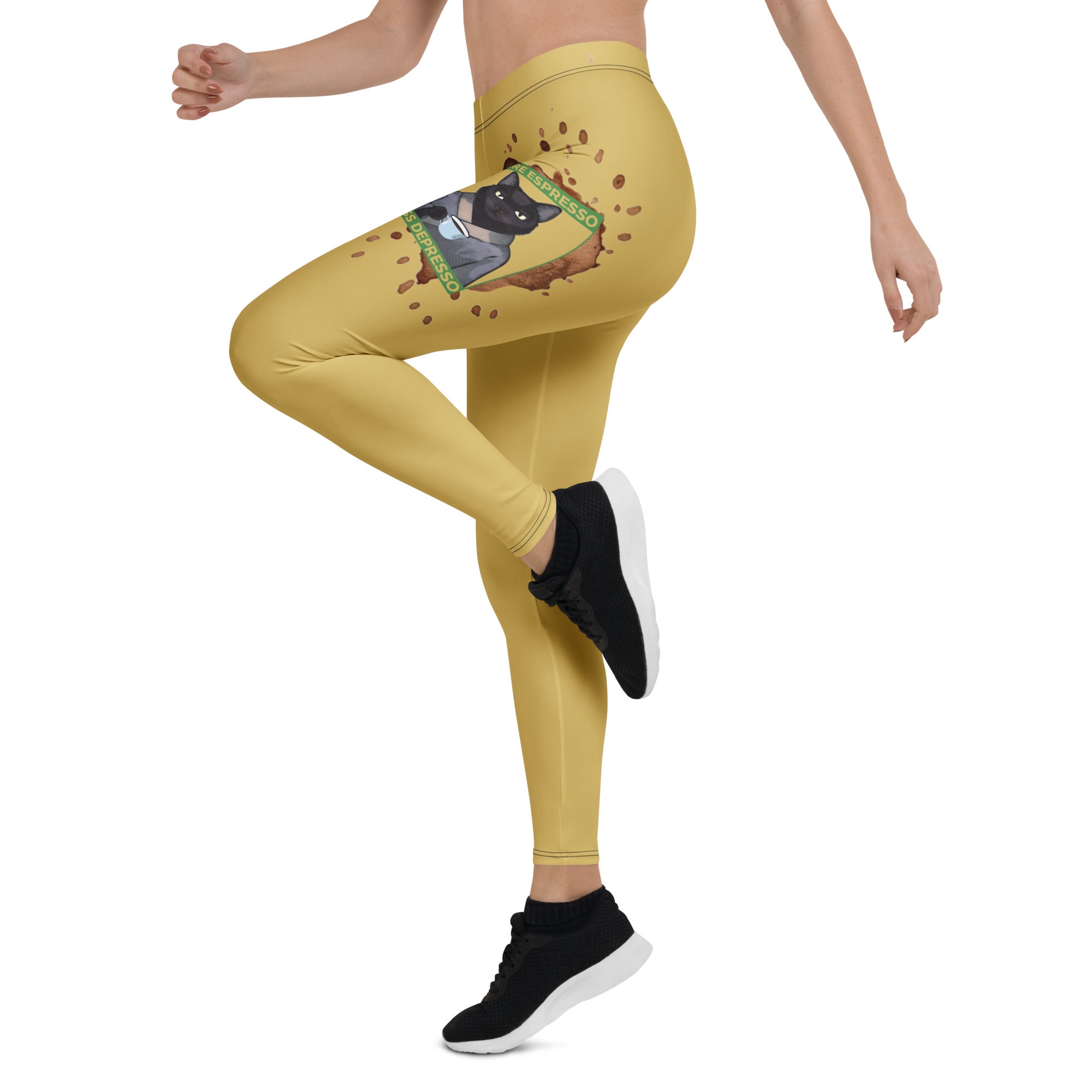 More Espresso Less Depresso Leggings