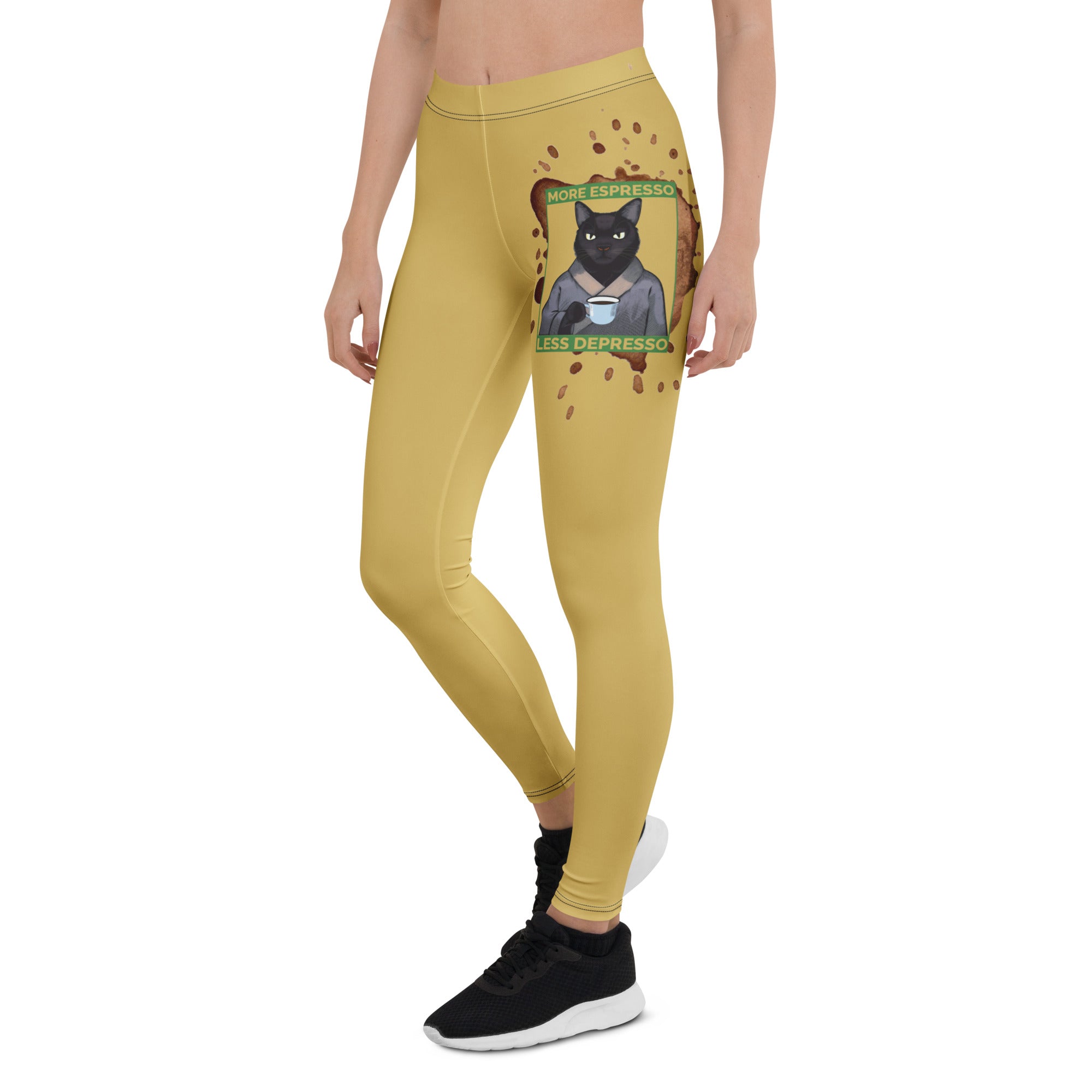 More Espresso Less Depresso Leggings