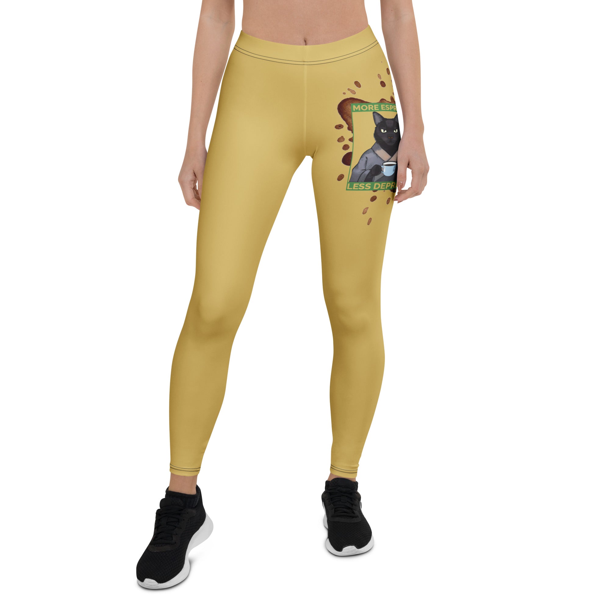 More Espresso Less Depresso Leggings
