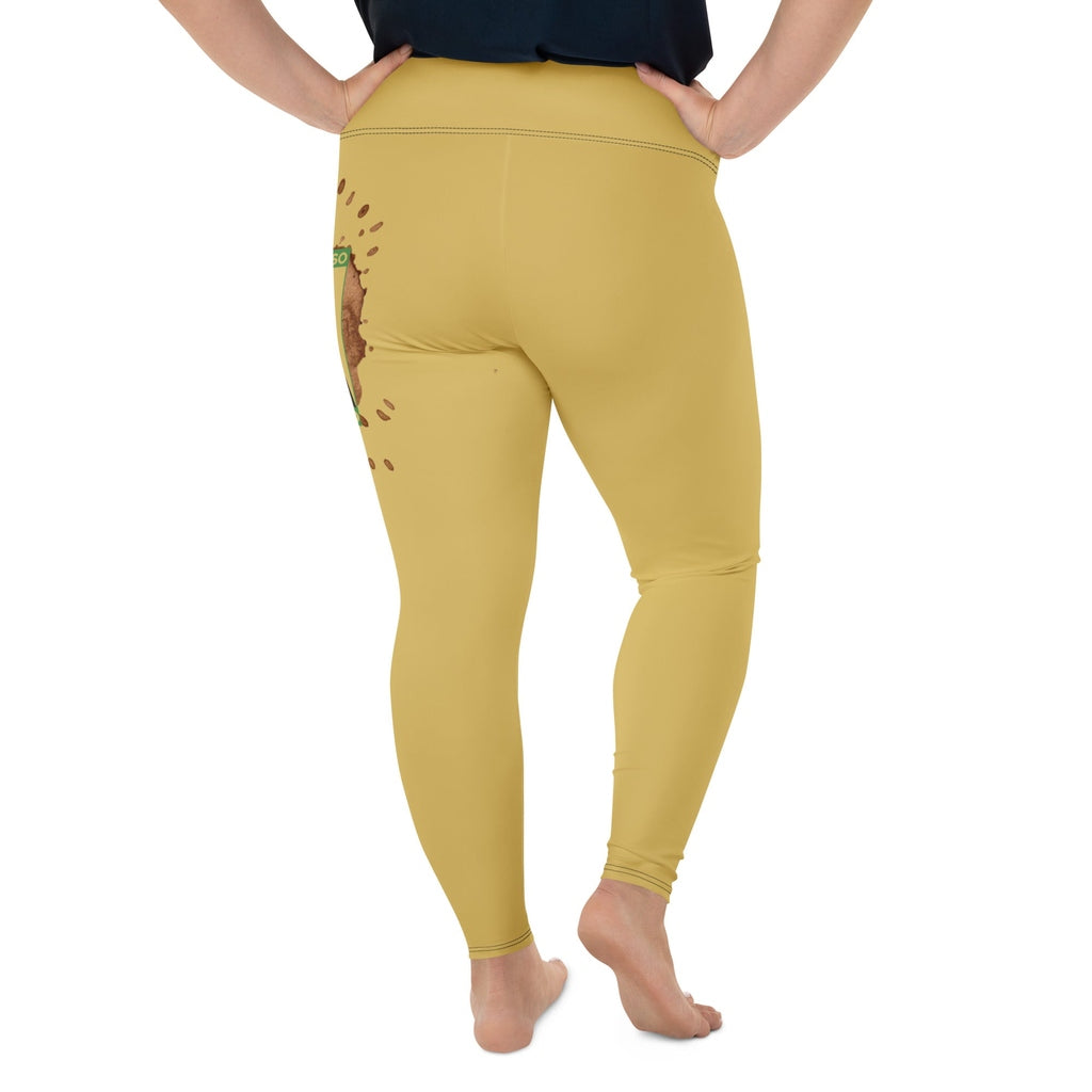 More Espresso Less Depresso Plus Size Leggings