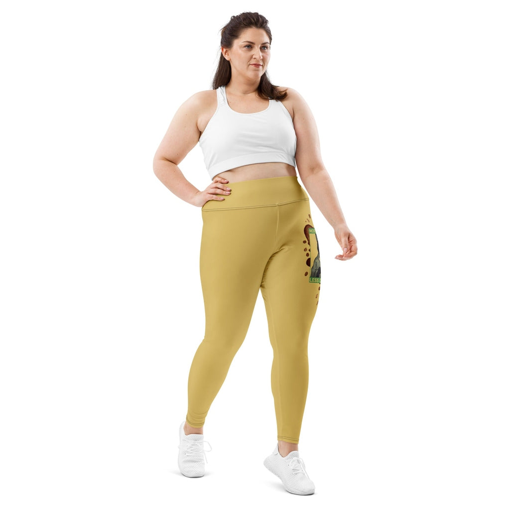 More Espresso Less Depresso Plus Size Leggings