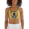 More Espresso Less Depresso Sports Bra