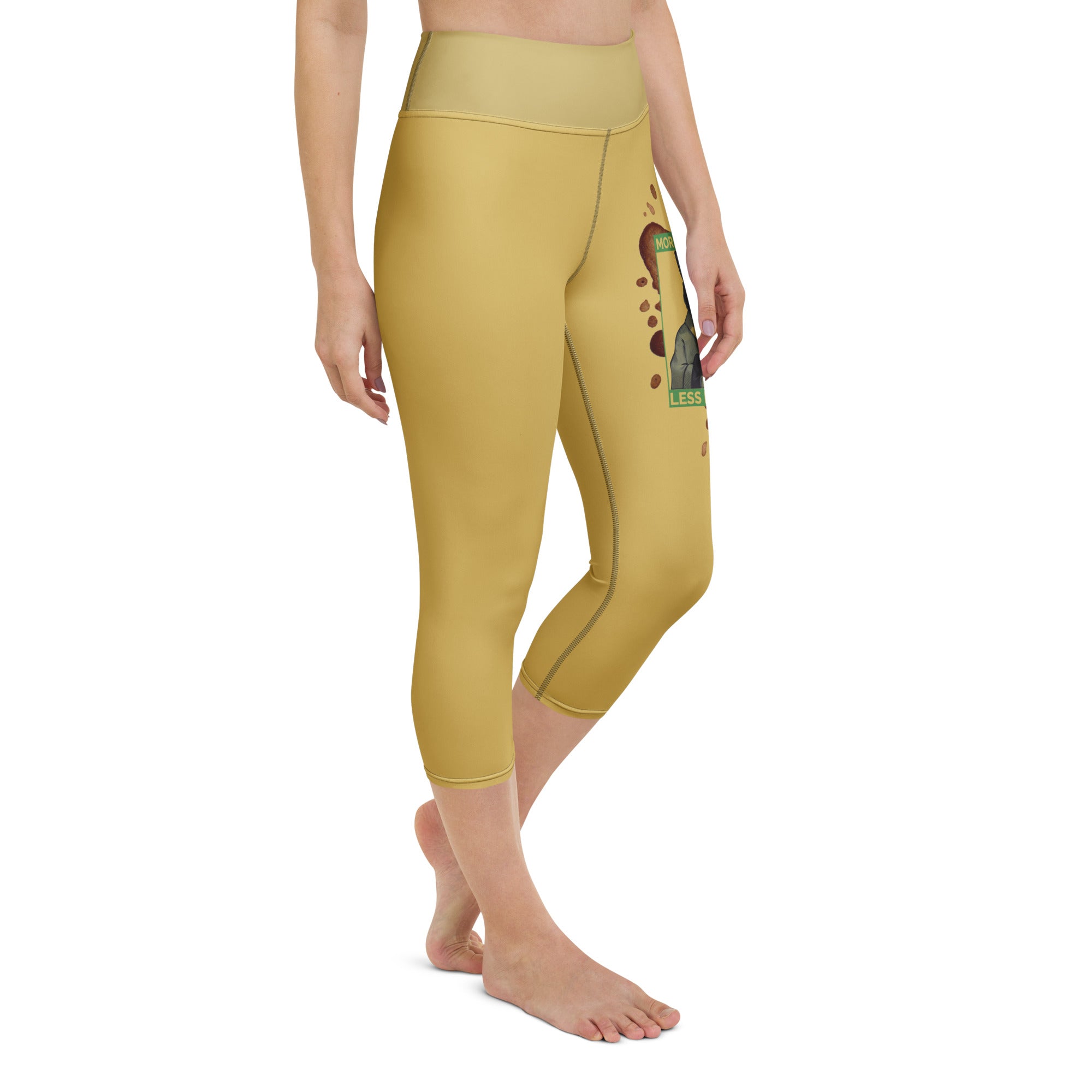 More Espresso Less Depresso Yoga Capris