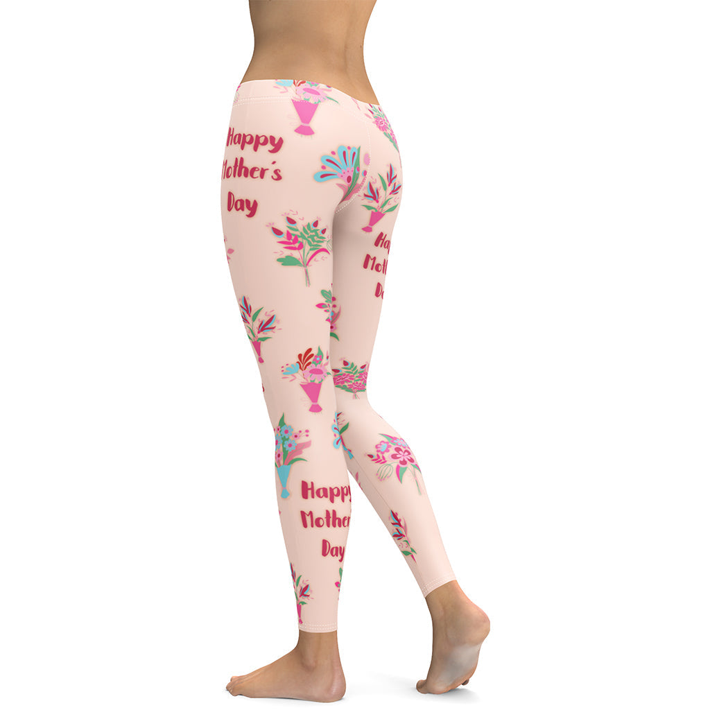 Mother's Day Bouquet Leggings