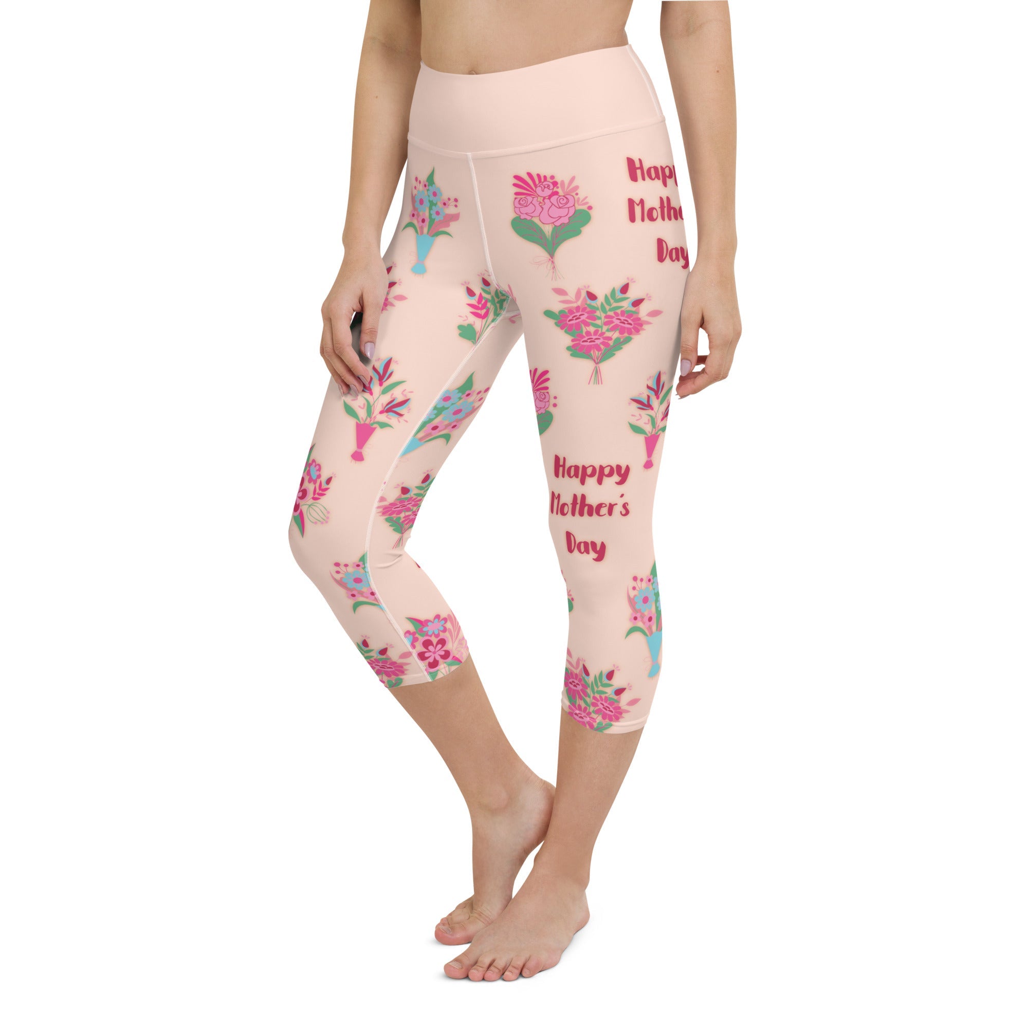 Mother's Day Bouquet Yoga Capris