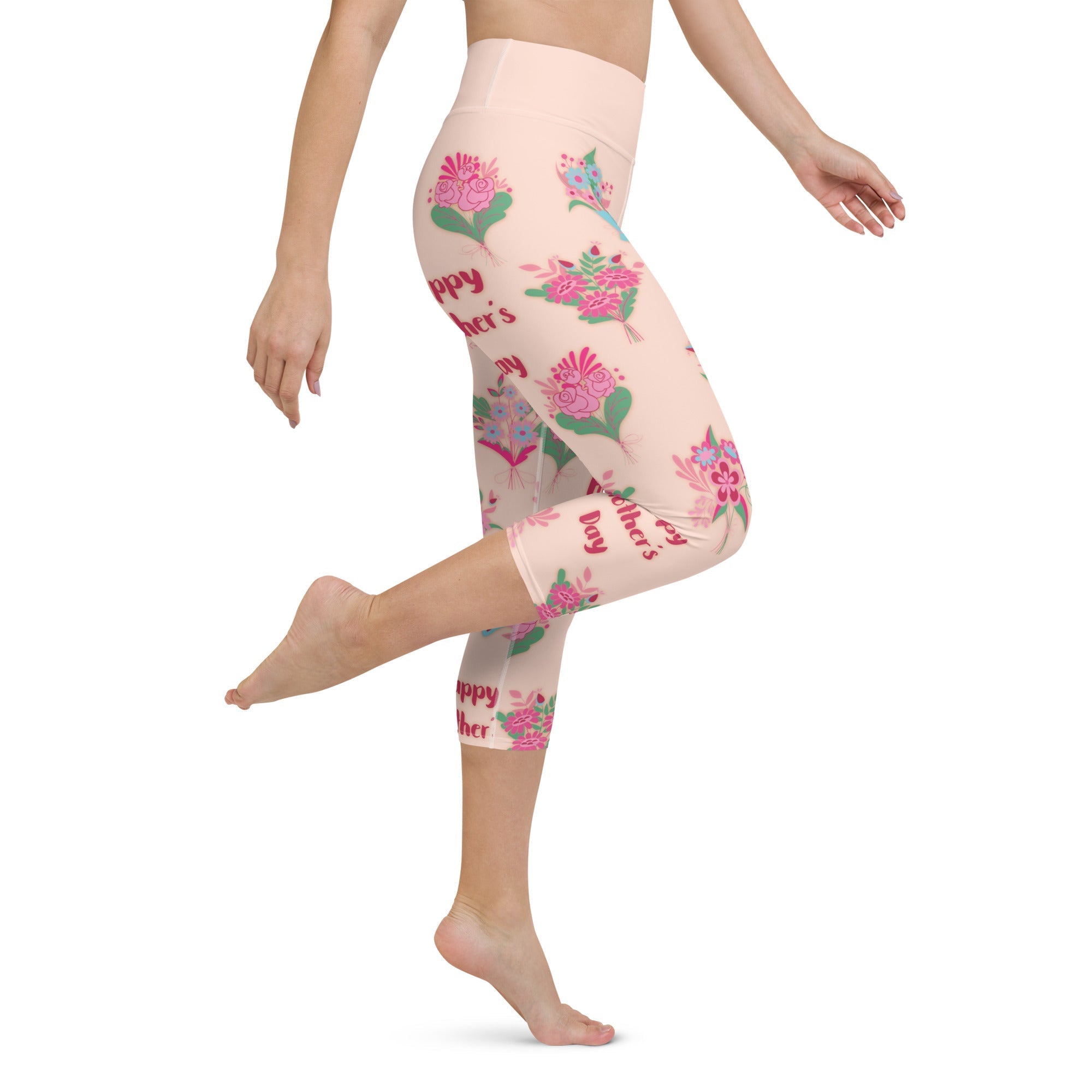 Mother's Day Bouquet Yoga Capris