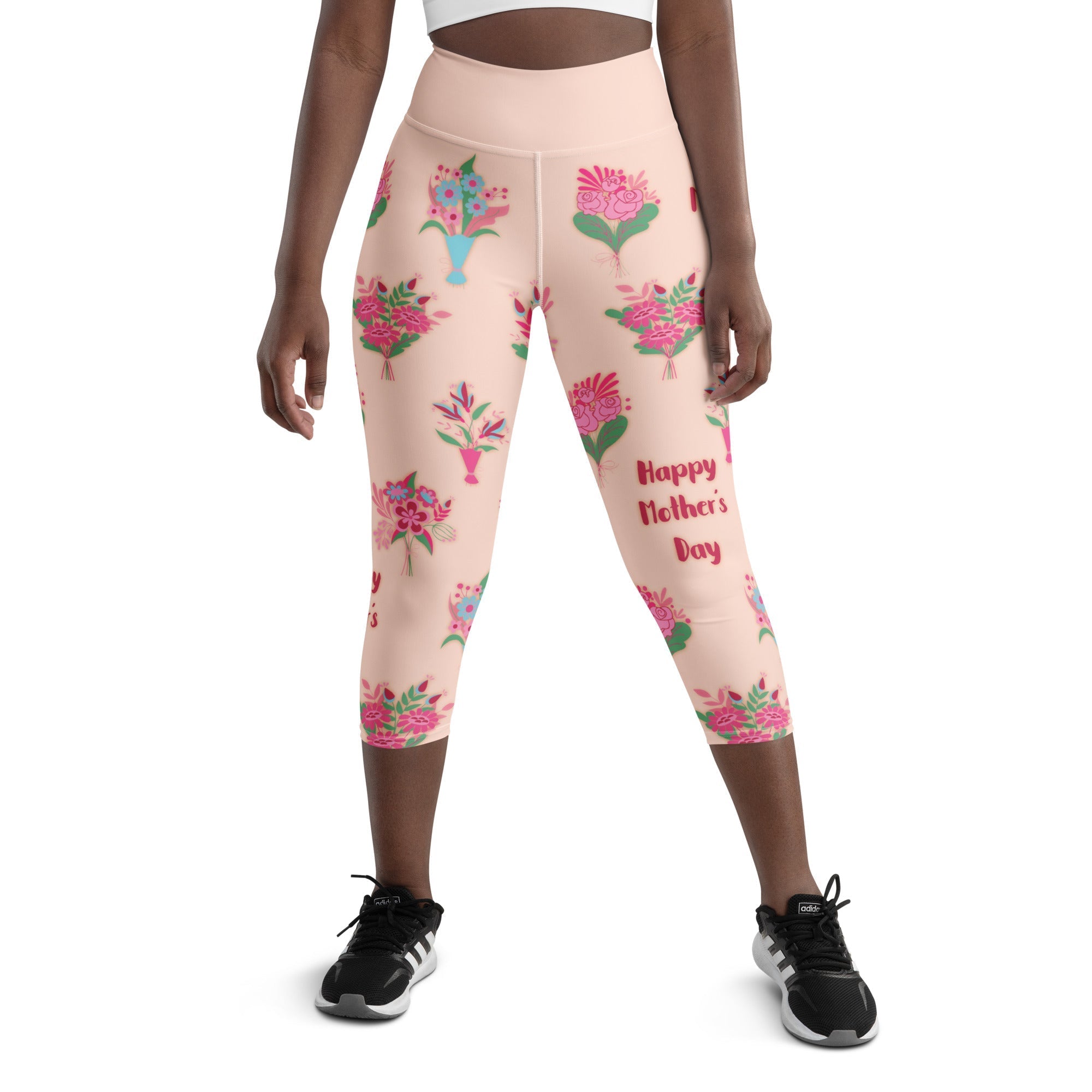 Mother's Day Bouquet Yoga Capris