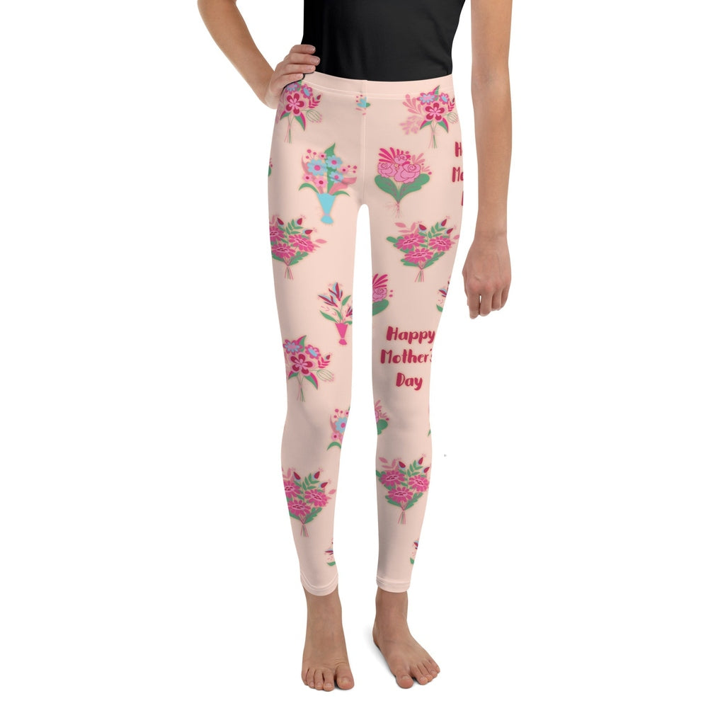 Mother's Day Bouquet Youth Leggings