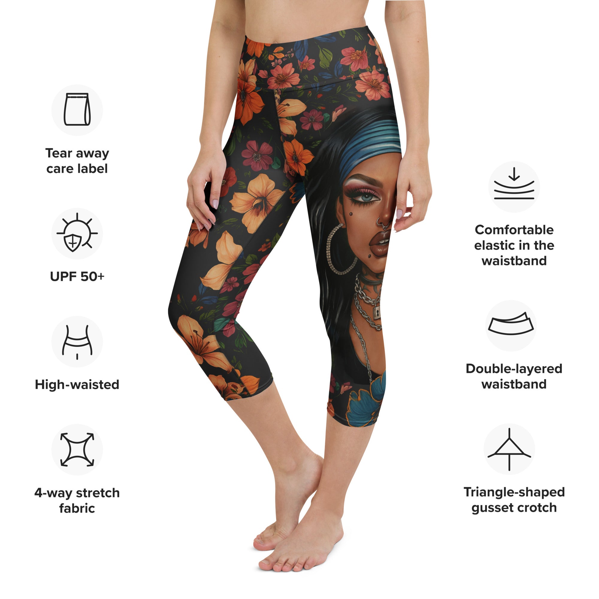 Muse in Full Bloom Yoga Capris