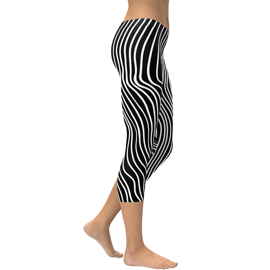 Mushroom Lines Capris