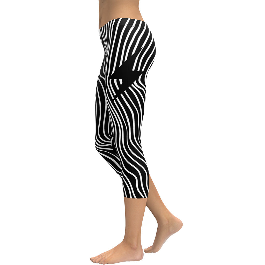 Mushroom Lines Capris