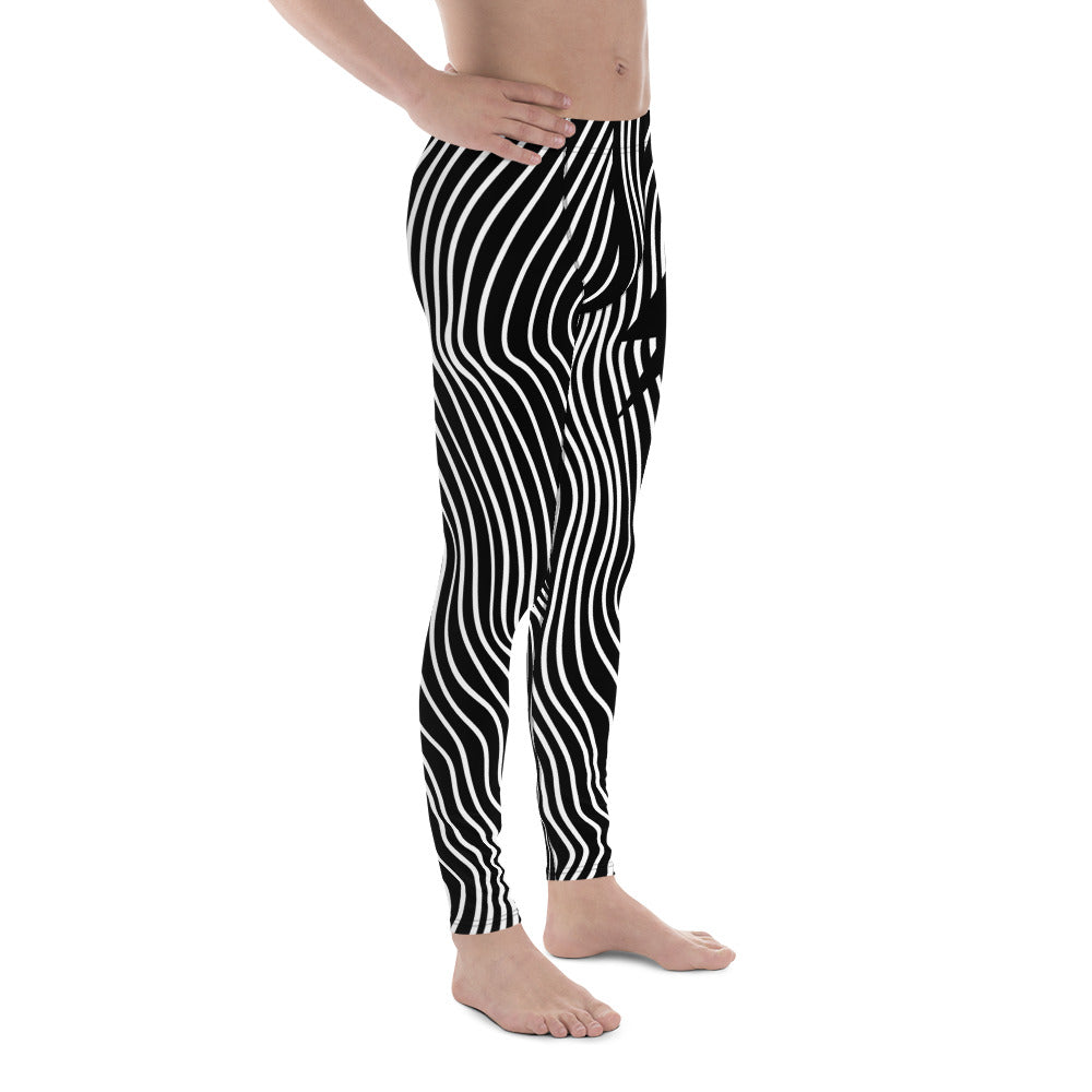 Mushroom Lines Men's Leggings