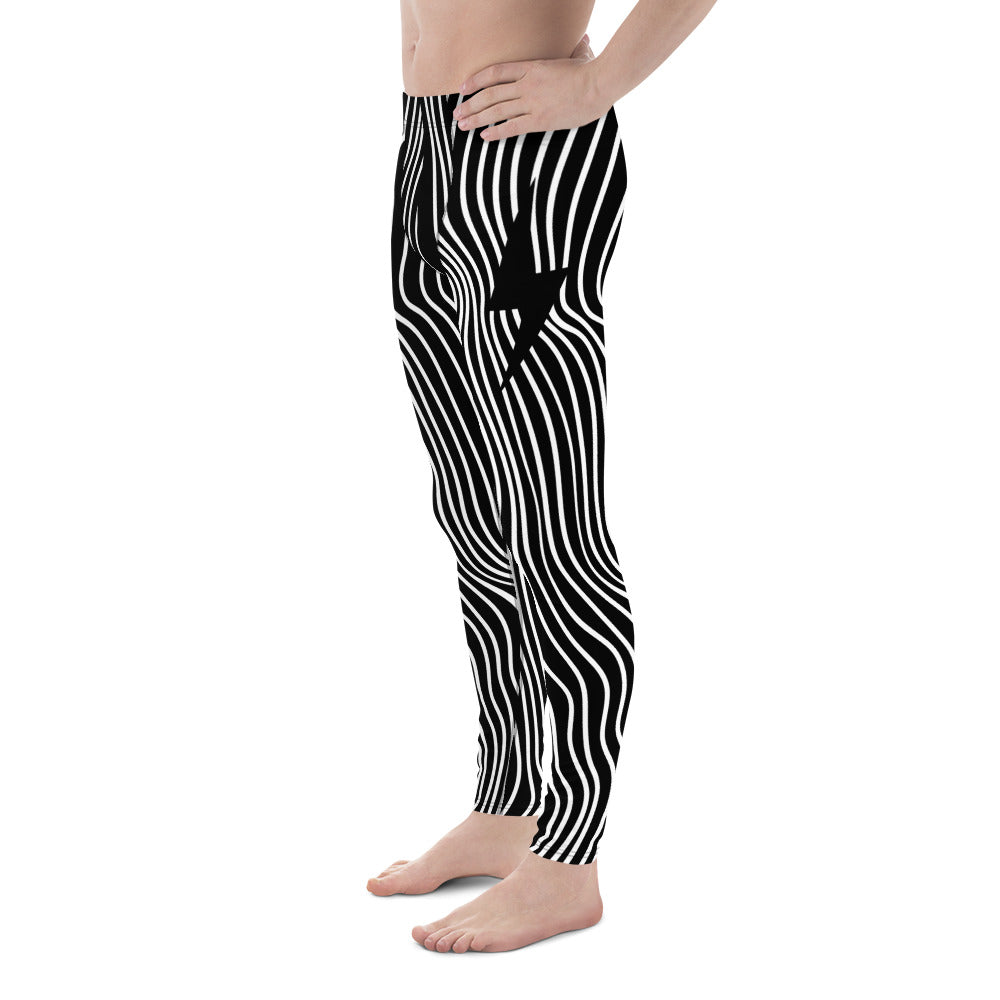Mushroom Lines Men's Leggings