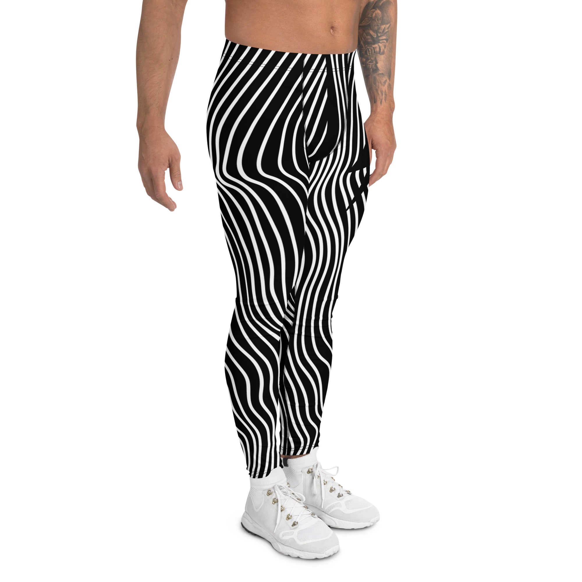 Mushroom Lines Men's Leggings