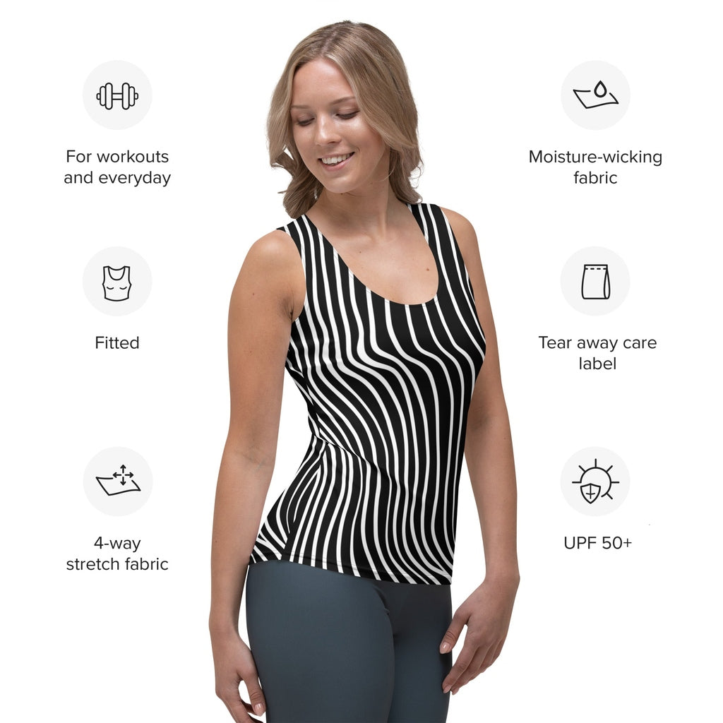 Mushroom Lines Tank Top