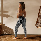 Mushroom Lines Yoga Leggings