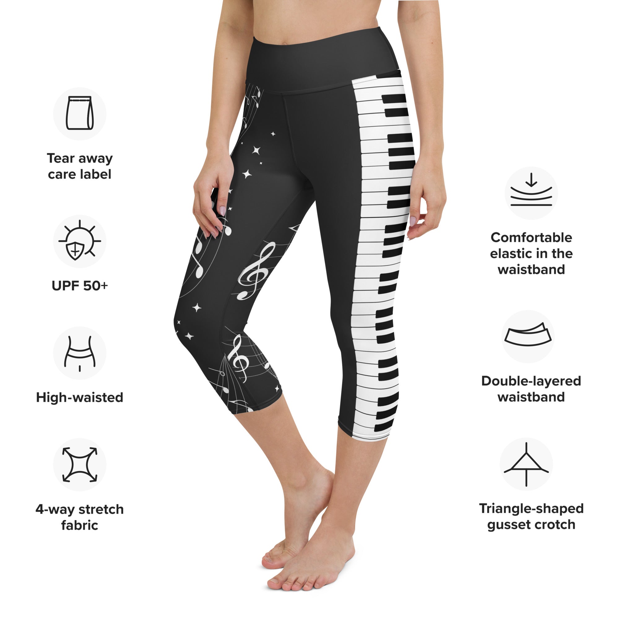 Music Yoga Capris