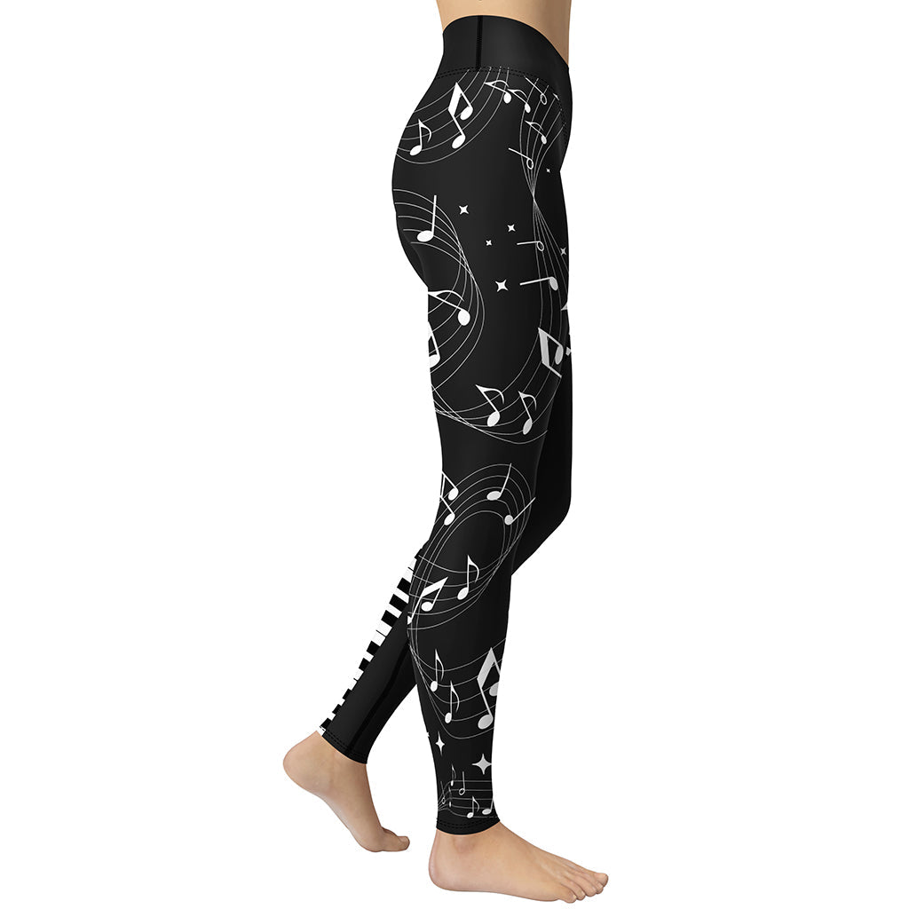 Music Yoga Leggings