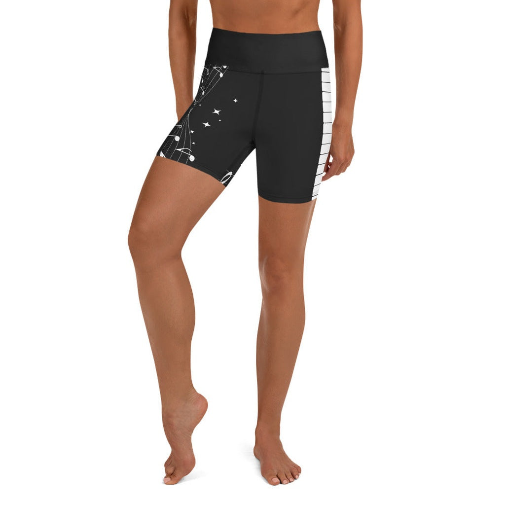Music Yoga Shorts