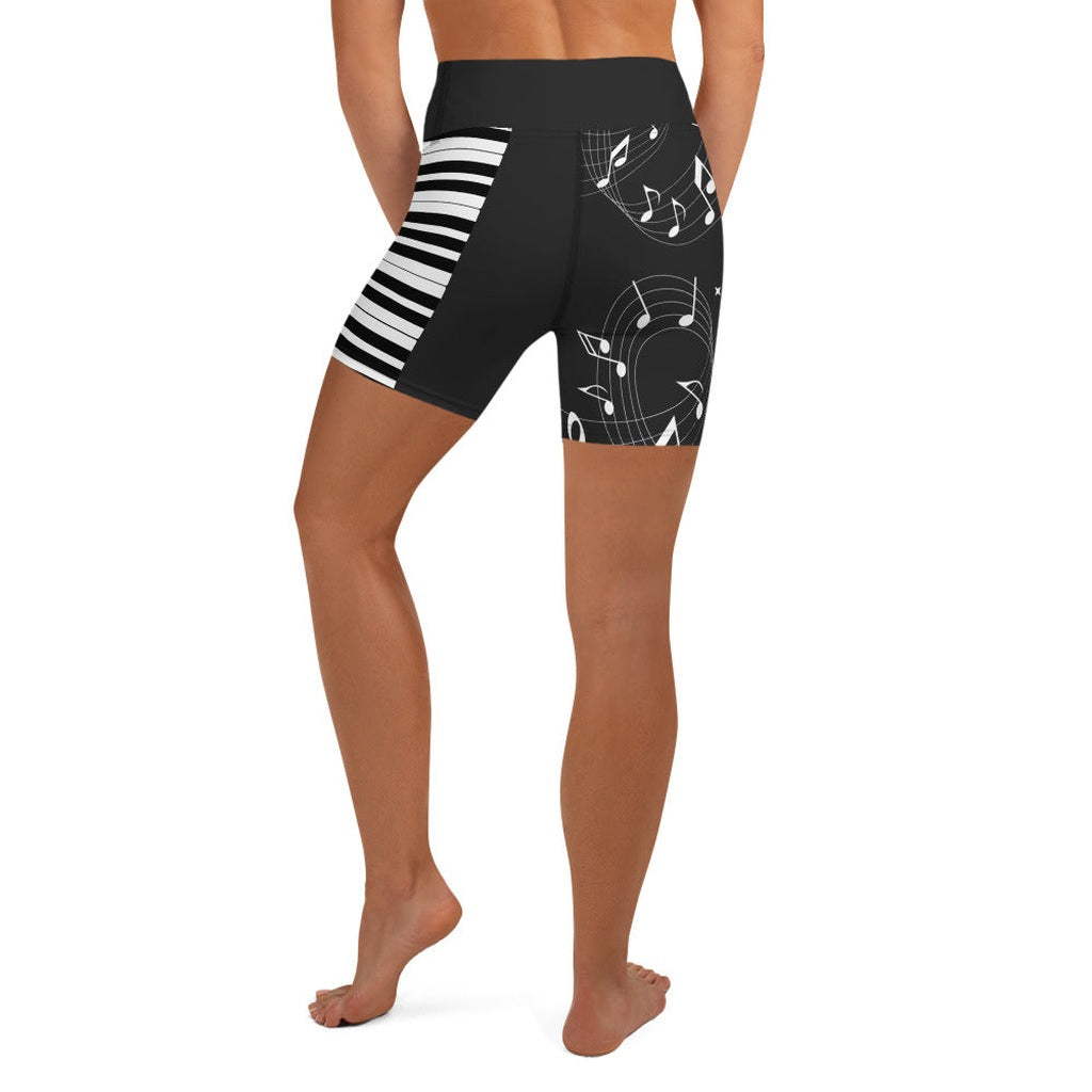 Music Yoga Shorts