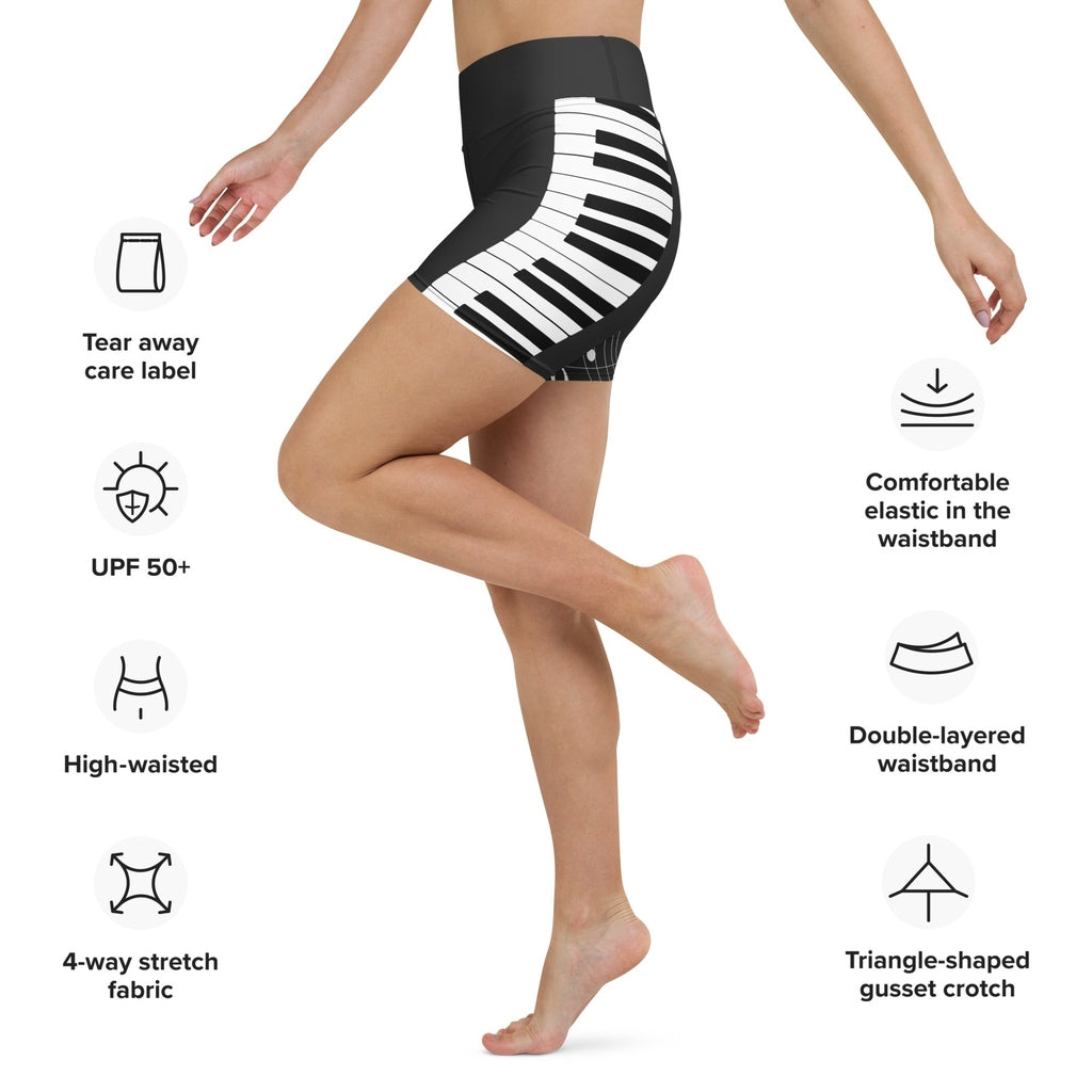 Music Yoga Shorts