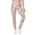 Nature and Leopards Leggings With Pockets
