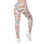 Nature and Leopards Leggings With Pockets