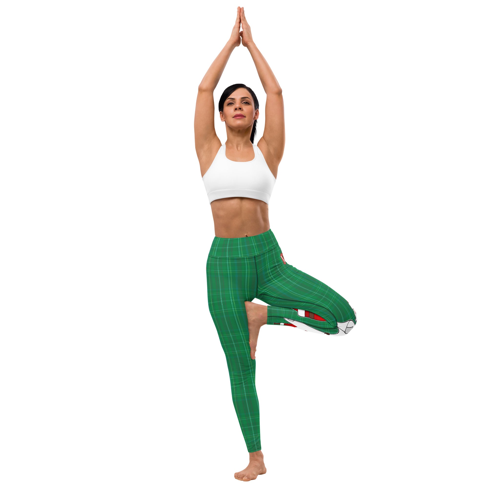 Naughty or Nice Yoga Leggings