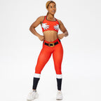 Naughty Santa Outfit Sports Bra