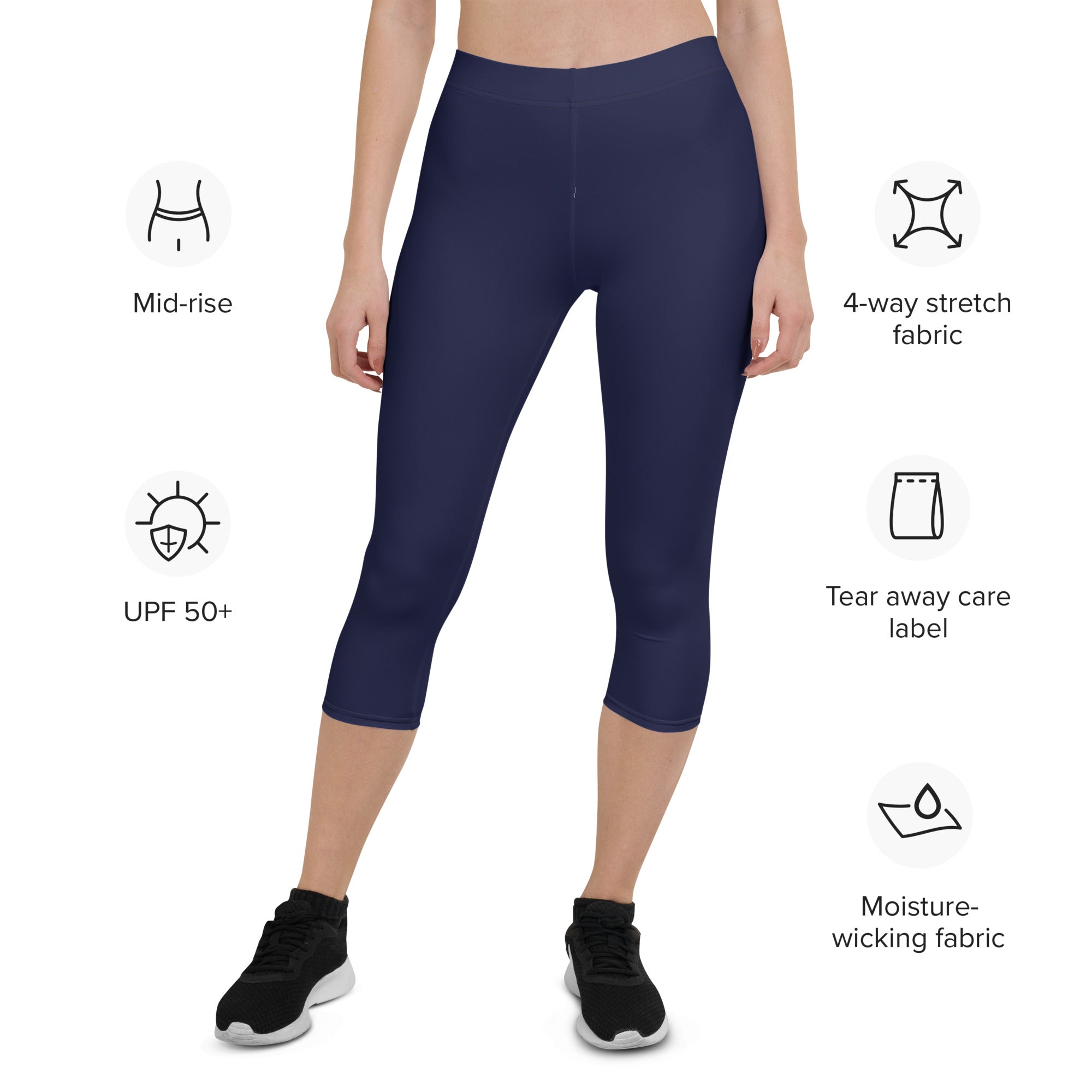 Navy Blue Capris