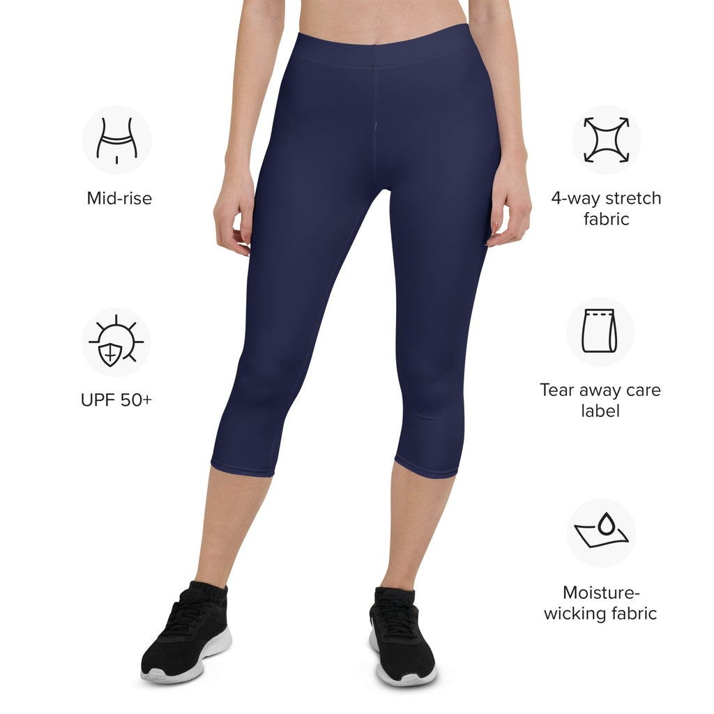 Navy Blue Capris